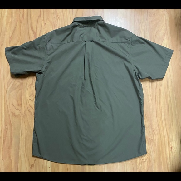 Men’s Red Head Olive Green Collared Shirt XL - Picture 4 of 5